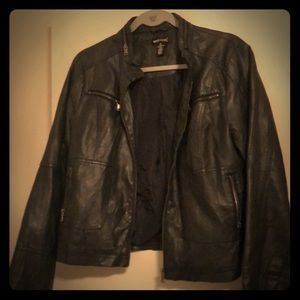 Faux Leather Jacket